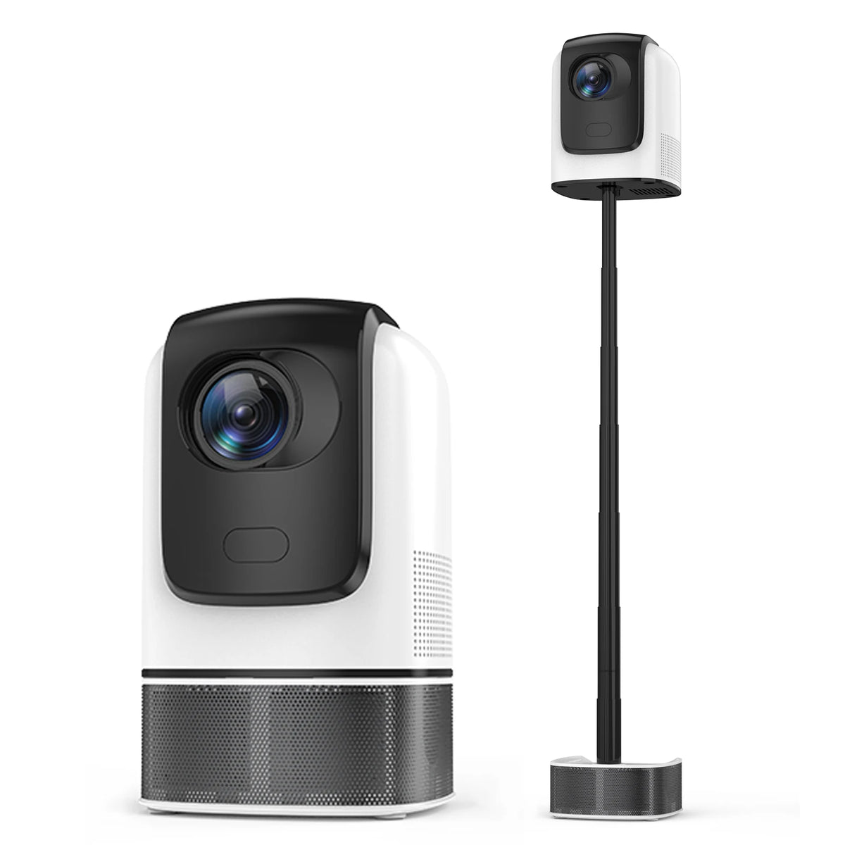 Projector Android Native 1080p Support 4K with Built in Stand with WiFi and Bluetooth