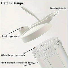 Xiaomi Portable Electric Blender USB Rechargeable Shaker Cup High Powerful Sport Mixing Cup For Milkshake Coffee Outdoor Fitness