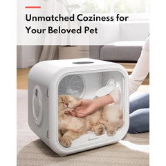 HomeRunPet Drybo Plus Automatic Pet Dryer Box Ultra Quiet Smart Temperature Control 360° Efficient for Cats and Small Dogs