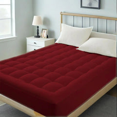 Queen Mattress Topper for Body Pain Relief, 450GSM Extra Thick Mattress Pad Cover with Elastic Pocket, fiber Bed Topper