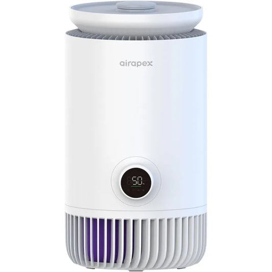 2 in 1 Air Purifier and Evaporative Humidifier Combo for Bedroom, H13 True HEPA Filter, Air Humidifier evaporative WIFI Connect