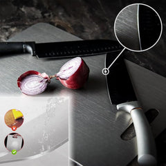 Pure Cut Titanium Cutting Board, Non Plastic Metal Titanium Cutting Boards for Kitchen (13 * 9 in)