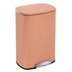 13 Gallon/50 L Garbage Can Kitchen Trash Can with Lid for Office Bedroom Bathroom Step Trash Bin