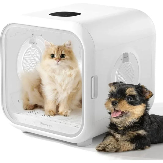 HomeRunPet Drybo Plus Automatic Pet Dryer Box Ultra Quiet Smart Temperature Control 360° Efficient for Cats and Small Dogs