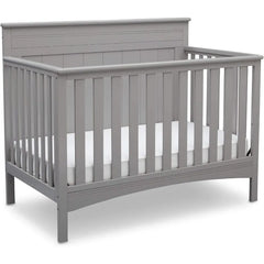 4-in-1 Convertible Baby Crib - Greenguard Gold Certified, Grey