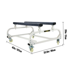 VEVOR 1000/1300LBS Watercraft PWC Dolly Jet Ski Stand Yacht Cart Boat Storage Trailer for Ski Fishing Boat Sailboat