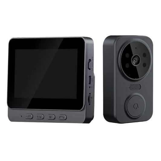 Digital Door Viewer 2.4G WiFi 800mAh Battery Smart Video Doorbell Camera IR Night Vision Digital Magic Door Eye Two-Way Intercom