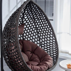 Hanging Egg Chair Hammock Indoor with Cushions, Swinging Chair for Bedroom Outdoor Patio Balcony Backyard, Hammocks