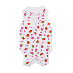 Pet Cat Weaning Suit Cotton Clothes for Small Dogs Cat Vest Jumpsuit Anti-licking After Surgery Recovery Care Suit Kitten Outfit
