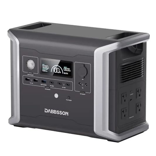 1330Wh Solar Generator 4x1200W Power Station AC Outlets EV LiFePO4 Battery Fast Charging Expandable Capacity Safe Storage App
