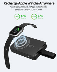 ROMOSS Magnetic Power Bank 10000mAh 30W PD Fast Charging 3-in-1 Wireless Powerbank with Apple Watch Charger for Magsafe iPhone