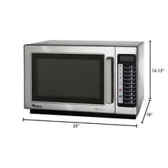 RCS10TS Medium-Duty Microwave Oven, 1000W
