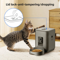 2L Camera Pet Feeder Timing 5V USB Smart Automatic Feeder For Cat WIFI APP Video Intelligent Dry Food Dispenser Dog Feeding Bowl