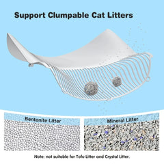 Cat Litter Box Self Cleaning, Open-Top Automatic Cat Litter Box with Safety Protection for Cats, Mat And Garbage Bags Included