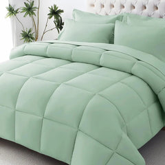 Comforter Set, 7-Piece Bed in a Bag Queen, Ultra-Soft Comforters Queen Size, Goose Down Alternative,  Sheets & Pillowcases