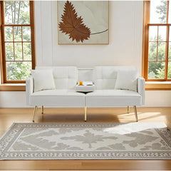 Modern Accent Chairs for Living Room,  Single Sofa Chair Couch, Gold Metal Legs, for Living Room Bedroom Office Leisure