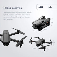 2024 New XT6 Mini Drone 4K 1080P HD Camera WiFi Fpv Air Pressure Altitude Hold Foldable Quadcopter RC Dron Kid Toy Boys GIfts