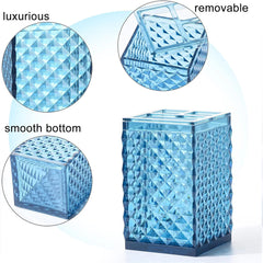 Clear Acrylic Bathroom Accessories Set - Rust-Free, Transparent Design