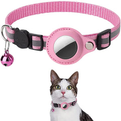 Cat Positioning Collar Protective Case Reflective Bell Anti Loss Cat Collar Protective Case Suitable For Apple Airtag