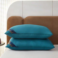 Sleeping Pillows for bedroom Double Top Bed Stuffed Hotel Five-star Soft Orthopedic Pillow 48x74cm Solid Color Extension Cushion