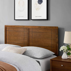 Archie Queen Wood Headboard in Gray headboards