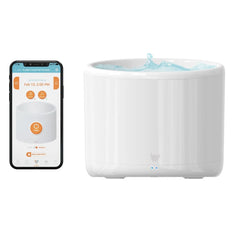 Smart Automatic Pet Water Fountain Cats Dogs App Control Ultra Quiet Filtration System Fresh Water Dispenser