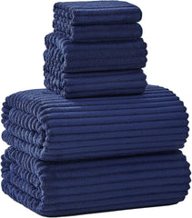 Extra Large Bath Towel Set of 6 (40"x80"),Oversized Bath Sheet Super Soft Highly Absorbent Microfibers Quick Dry Luxury