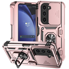 For Samsung Galaxy Z Fold 6 5 4 Phone Cases with Slide Lens Protective Cover Shockproof Camera Protector Case for Z Fold 6 5 4