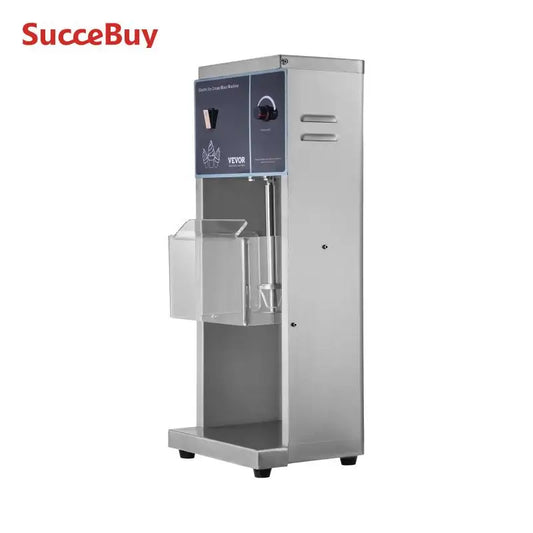 SucceBuy Ice Cream Blender High-Speed Ice Cream Maker Mixer Machine Stepless Speed Adjustment Stainless Steel Ice Cream Shaker