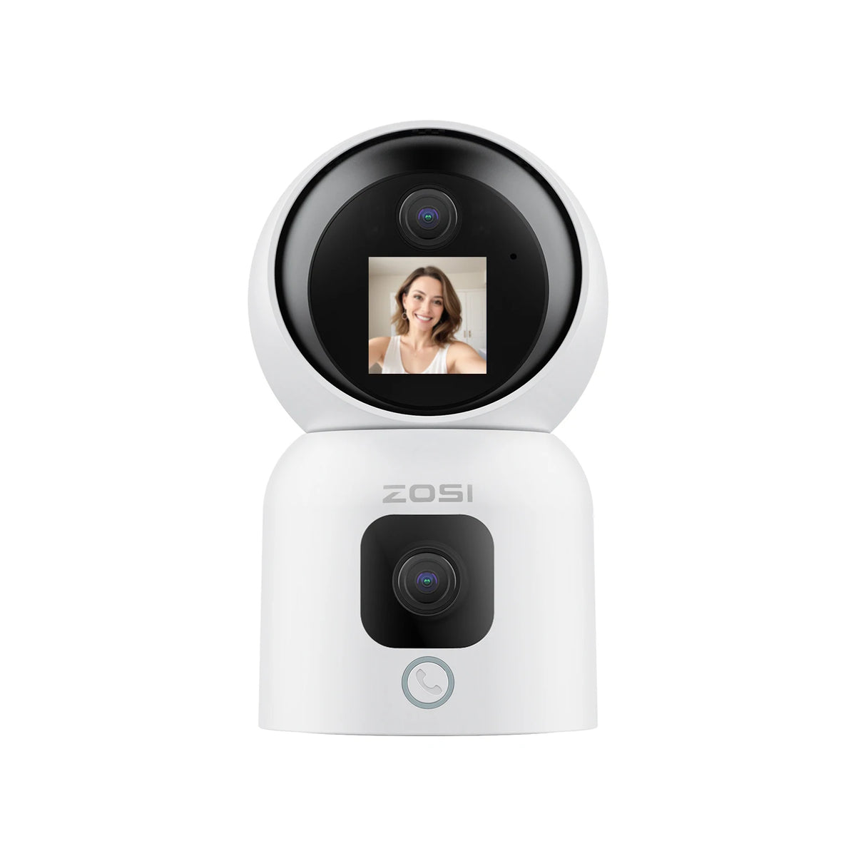 360° Smart Home Security Camera PTZ Auto Tracking Baby Monitor AI Panoramic HD Night Vision Indoor WiFi Surveillance Camera