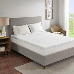Memory Foam Mattress Topper, Cooling Gel Infused, Hypoallergenic, Pressure Relief, Queen Size