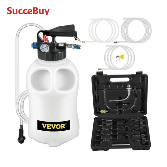 SucceBuy Transmission Fluid Pump 2 Way Manual ATF Refill System Dispenser Oil and Liquid Extractor 10 Liter Large Capacity