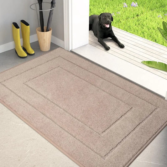 Dirt Trapper Door Mat 34" X 59", Non-Slip/Skid Machine Washable Entryway Area Rug, Dog Doormat, Super Absorbent Welcome