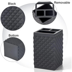 Clear Acrylic Bathroom Accessories Set - Rust-Free, Transparent Design