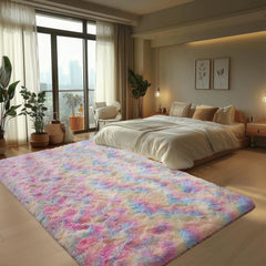 Area Rugs for Living Room  Rugs for Bedroom 6x9 Carpet Fluffy Fuzzy Soft Shag Aesthetic Plush High Pile Throw Rug for Nursery