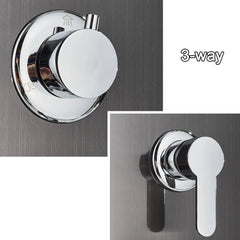Black Shower Panel Column Big Screen Blue Light Rain&Waterfall Shower Head  Massage Jets Mixer Bathroom Shower Faucet