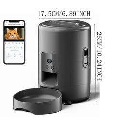2L Camera Pet Feeder Timing 5V USB Smart Automatic Feeder For Cat WIFI APP Video Intelligent Dry Food Dispenser Dog Feeding Bowl