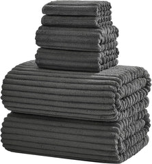 Extra Large Bath Towel Set of 6 (40"x80"),Oversized Bath Sheet Super Soft Highly Absorbent Microfibers Quick Dry Luxury