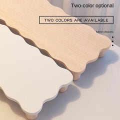 Wooden Desktop Computer Heightening Rack Comfortable Viewing Height Elevated Laptop Stand Space Saving