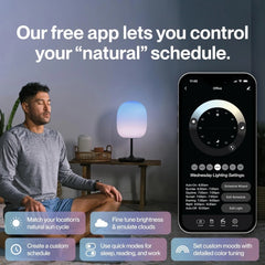 Wellness Table Lamp 2 Pro, Improves Focus, Boosts Mood, and Helps You Sleep Better,Indoor Lighting