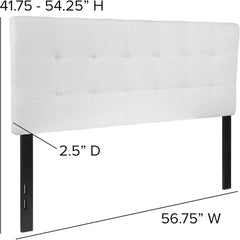 Quilted Tufted Upholstered Full Size Headboard in  cabeceira de cama box casal  headboard