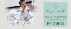 5 Piece Baby Crib Bedding Set for Boys & Girls - Newborn, Infant & Toddler Nursery Bed Set Decor with Fitted Crib Sheets Blanket