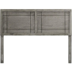 Archie Queen Wood Headboard in Gray headboards