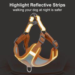 Adjustable Dog Harness for Small Dogs Cat Reflective Dog Harness and Leash Set Breathable Pet Harness Puppy Vest Dog Accessories