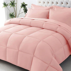 Comforter Set, 7-Piece Bed in a Bag Queen, Ultra-Soft Comforters Queen Size, Goose Down Alternative,  Sheets & Pillowcases