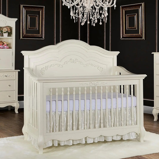 Features 3 Mattress Height Settings, Sturdy And Spacious Baby Crib