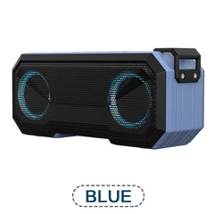 STONEGO Portable Bluetooth Speaker Wireless Flash Light Speaker TWS Bass Stereo IPX7 Waterproof Loudspeaker FM 12H Playtime