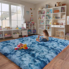 Plush Rugs for Living Room, Soft Shaggy for Bedrooms, Area Rug for Bedroom, Cozy Fuzzy Carpet for Kids, Perfect Indoor Decor