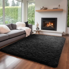 Area Rugs for Living Room  Rugs for Bedroom 6x9 Carpet Fluffy Fuzzy Soft Shag Aesthetic Plush High Pile Throw Rug for Nursery