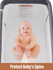 4 in 1 Baby Bassinet Bedside Sleeper Baby Crib, Adjustable Cosleeper for Baby, Easy Folding Portable Baby Bed Rocking Bassinets